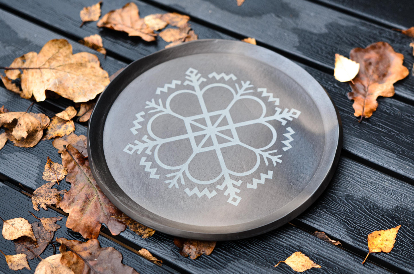 Gravēts šķīvis "Saule"